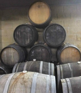 wine barrels kegs cellar