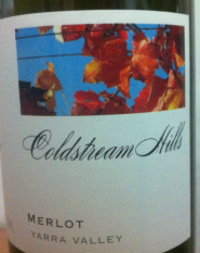 coldstream hills merlot 2010