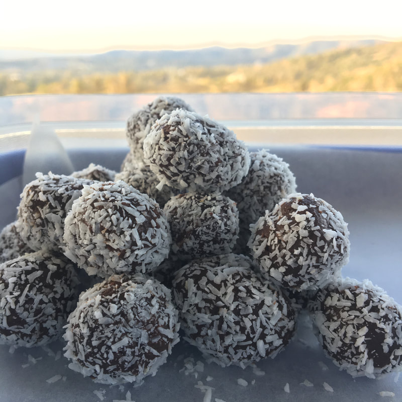 Chocolate truffles with native gardenia bush tucker native australian fruit recipe
