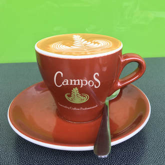 Campos coffee flat white