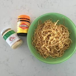 Vegemite pasta recipe quick easy cheap one pot dinner idea